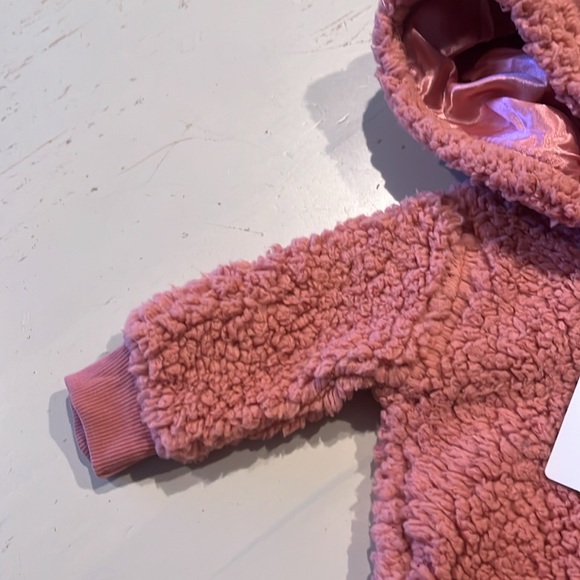 Sweet caramel colored fuzzy one piece for baby. - Picture 4 of 6